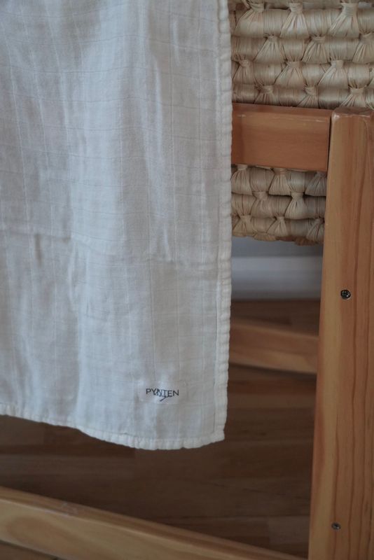 Bamboo babyteppe musselin - creme