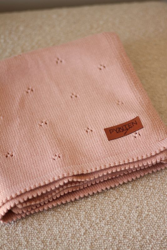 Pointelle babyteppe - rose dream