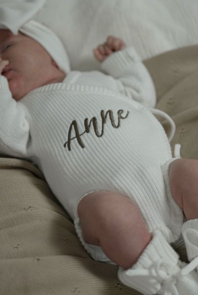 Hovedbilde First wrap romper - milky white