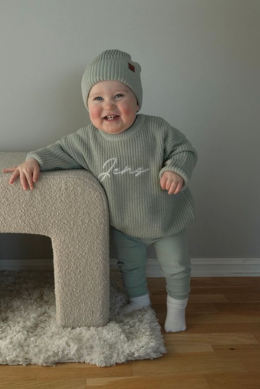 Knit lue - minty breeze