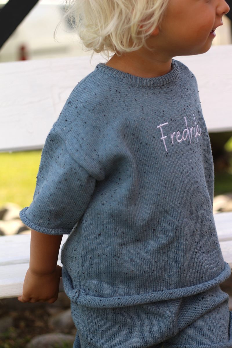 Loop sommersett - blue pebble