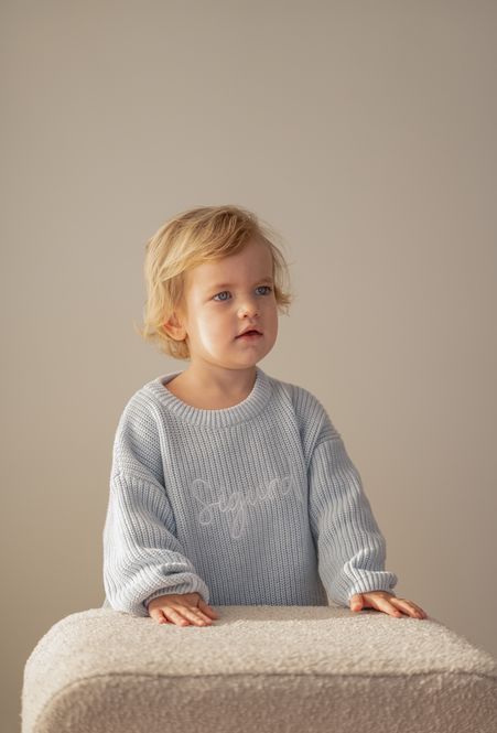 Hovedbilde Knit genser - blue whisper