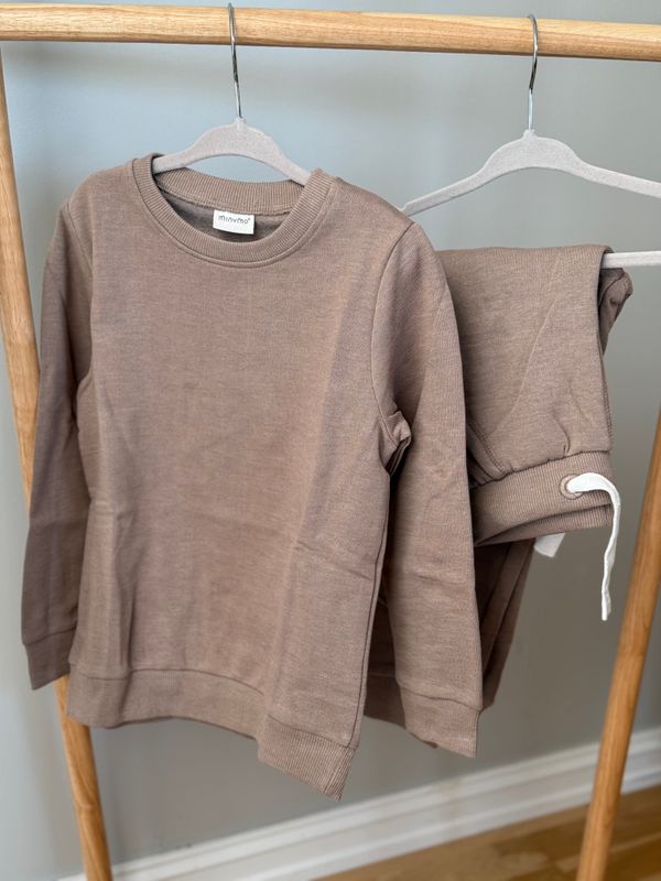 Minymo joggedress barn - fossil