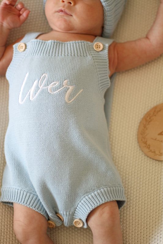 Breeze romper - powder blue