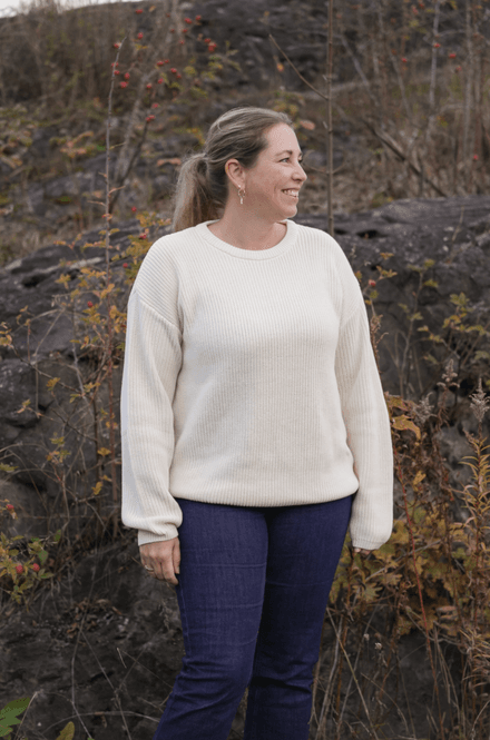 Hovedbilde Knit genser voksen - cream