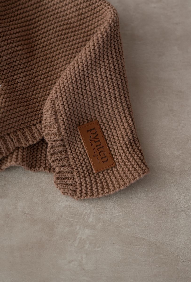 Soft koseklut bamse - warm mocha