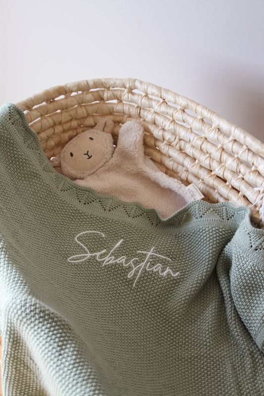 Soft babyteppe - sage
