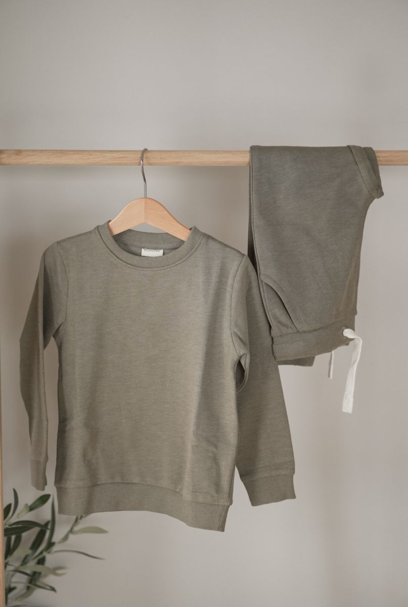 Minymo joggedress barn - vetiver