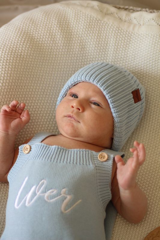 Knit lue - powder blue
