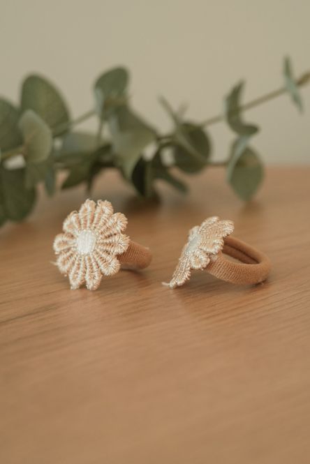 Hovedbilde Hårstrikk 2 pk blomst ...