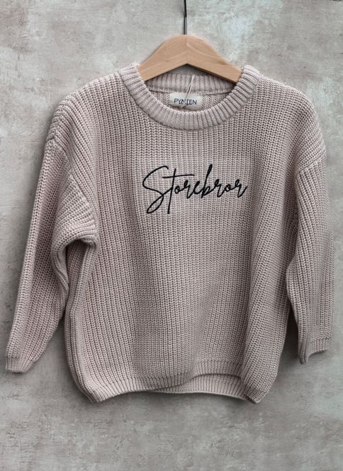 Hovedbilde Knit genser barn - sand