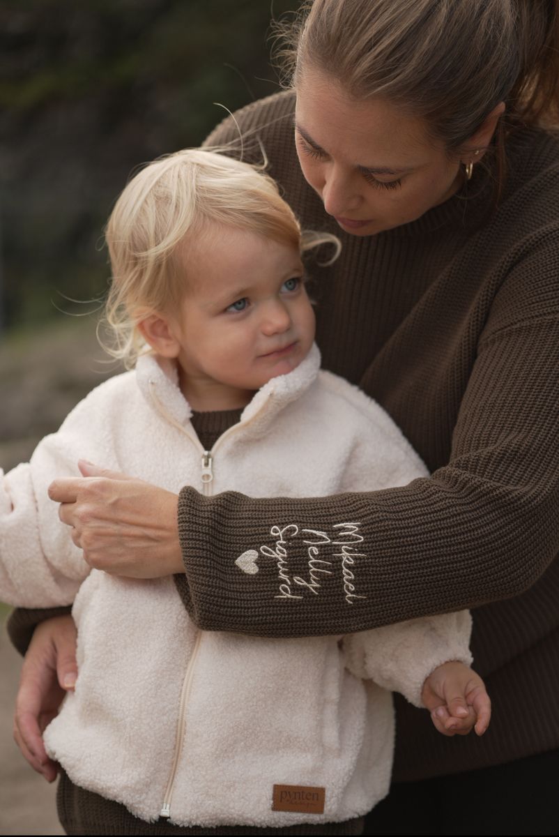 Cloud teddy jakke - cream