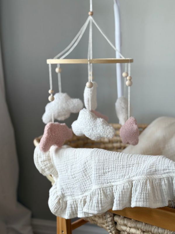 Bouclé cloud babyuro - rosa