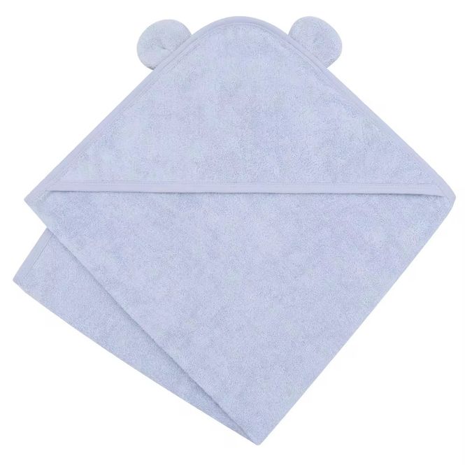 Hovedbilde Badehåndkle med hette - blue