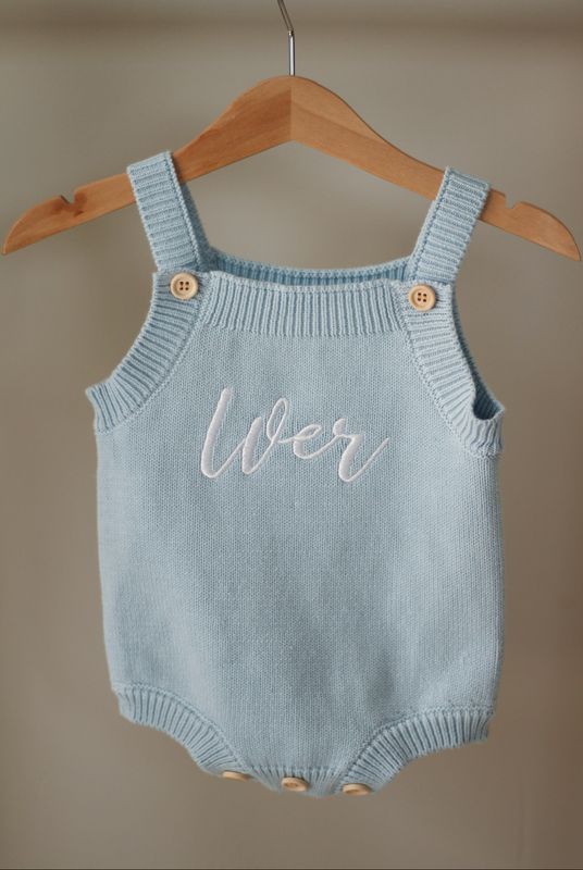 Breeze romper - powder blue