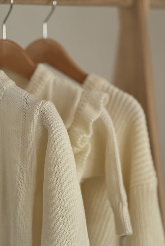 Knit genser - cream